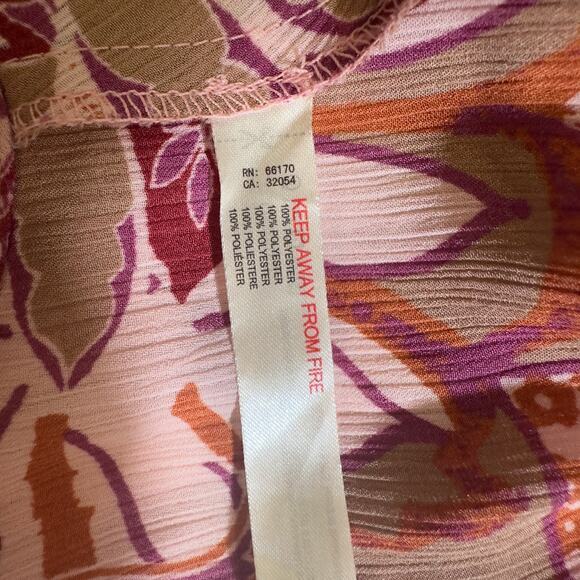 Free People Intimately Weekend In Montauk Floral Cropped Top Sz M Boho, Stretchy - Picture 5 of 6